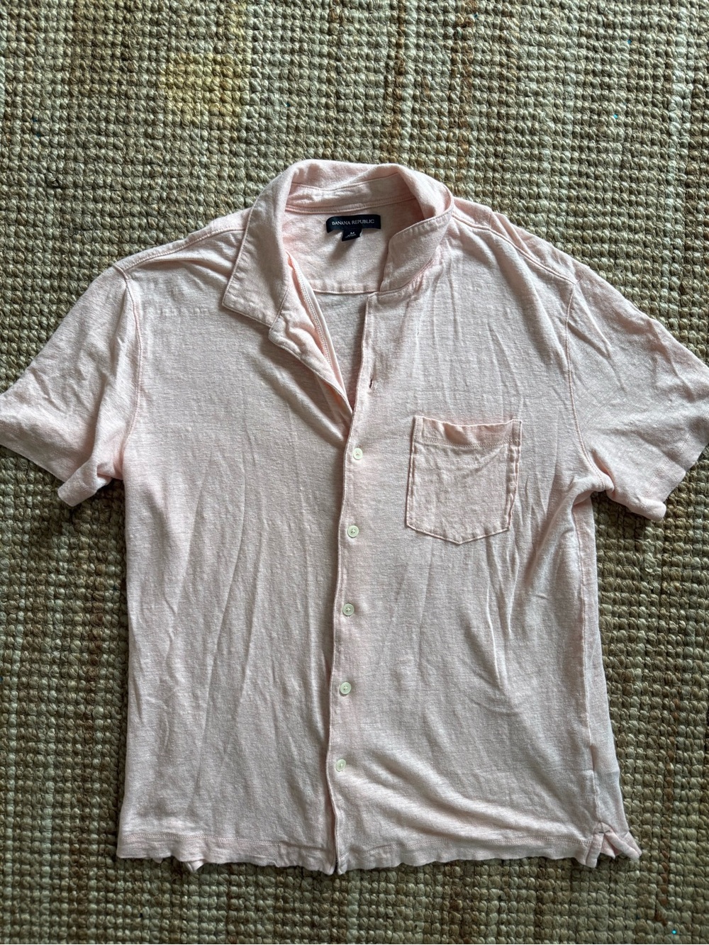 Banana Republic 100% Linen Button-Up Shirt | M